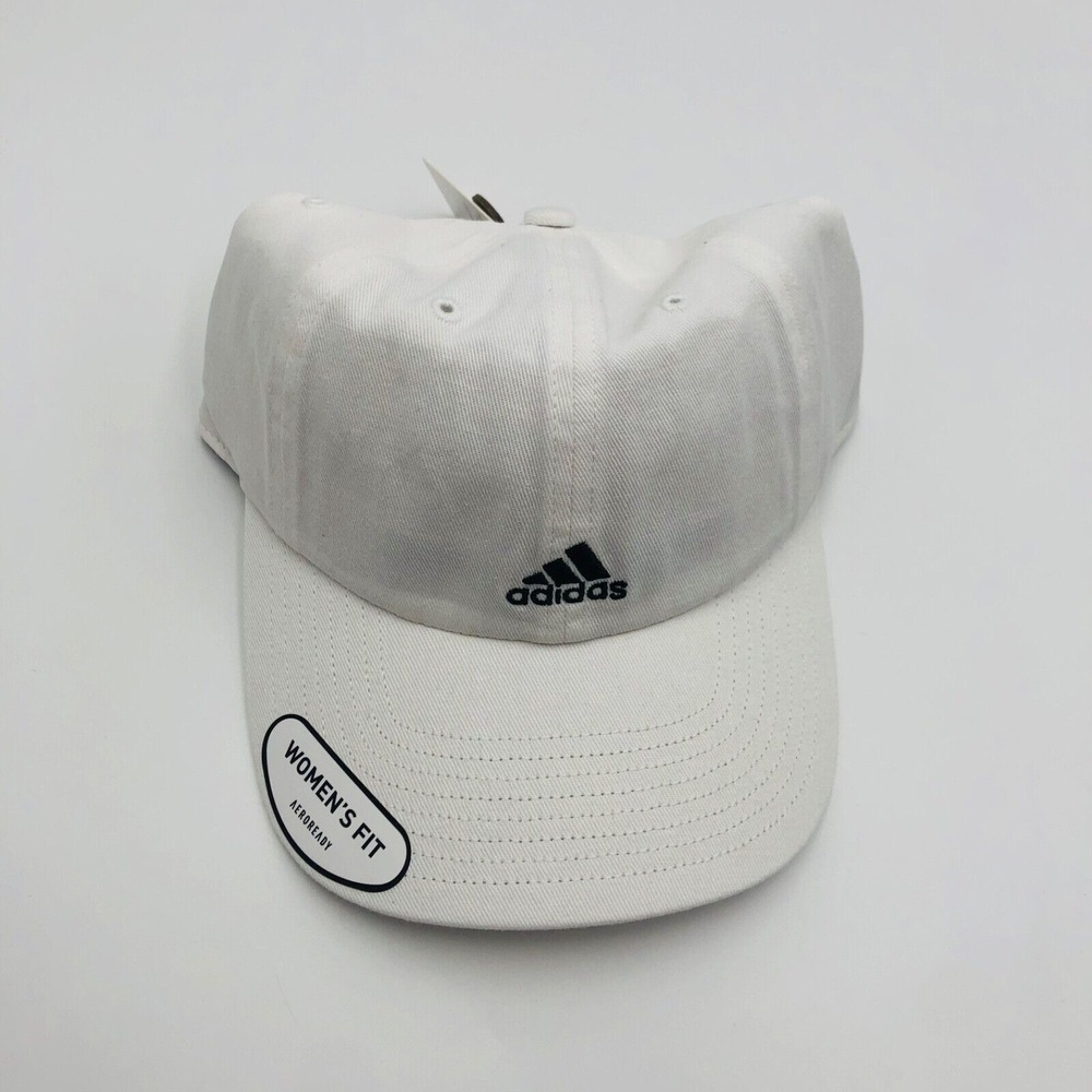 Adidas Womens Saturday 2.0 Cap White Aeroready Adjustable Baseball Hat 5155001
